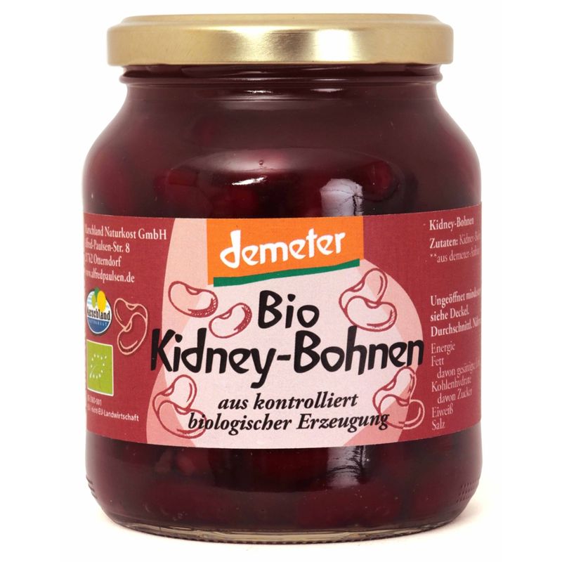 Marschland  demeter Bio-Kidneybohnen 370 ml Gl. MARSCHLAND - Produktbild