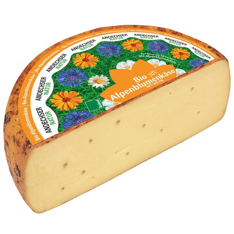 Andechser Natur Bio Alpenblumenkäse 50% - Produktbild