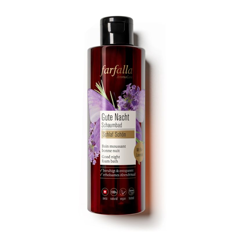 farfalla Schlaf schön, Gute Nacht Schaumbad, 200ml - Produktbild