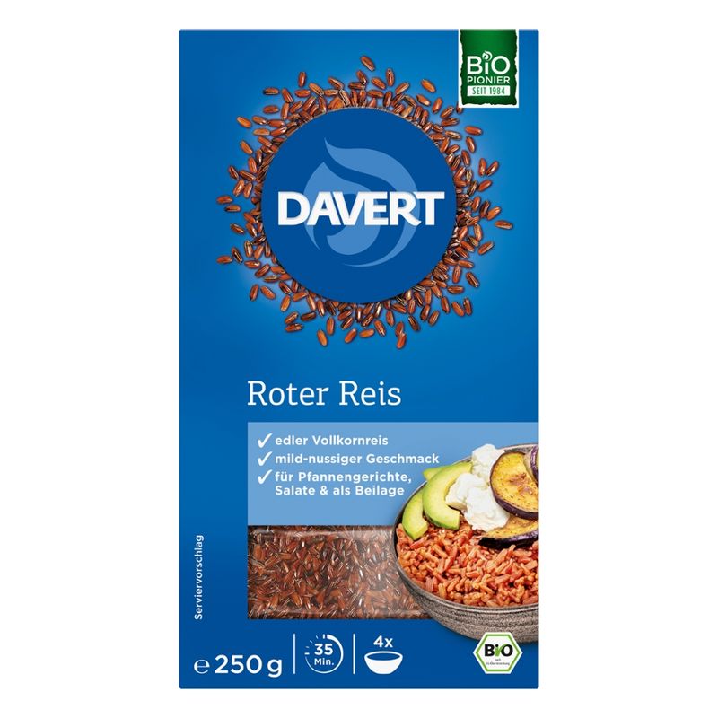 Davert Roter Reis 250g - Produktbild