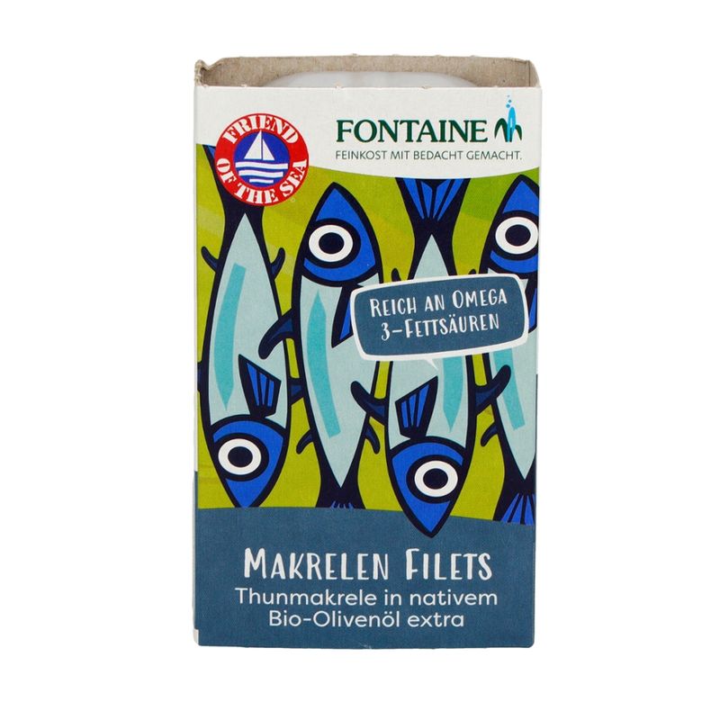 Fontaine Makrelenfilet in nativen Bio-Olivenöl extra - Produktbild