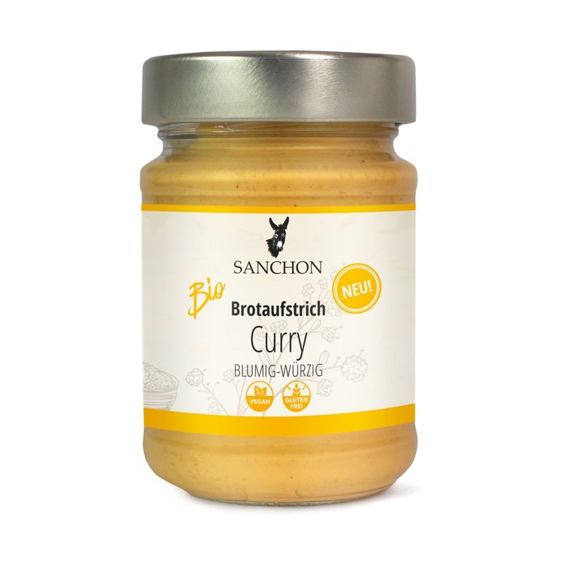Sanchon Bio Brotaufstrich Curry, SANCHON - Produktbild