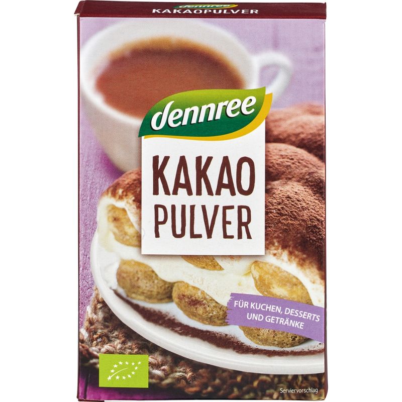dennree Kakaopulver, Kakaobutteranteil 20-22% - Produktbild