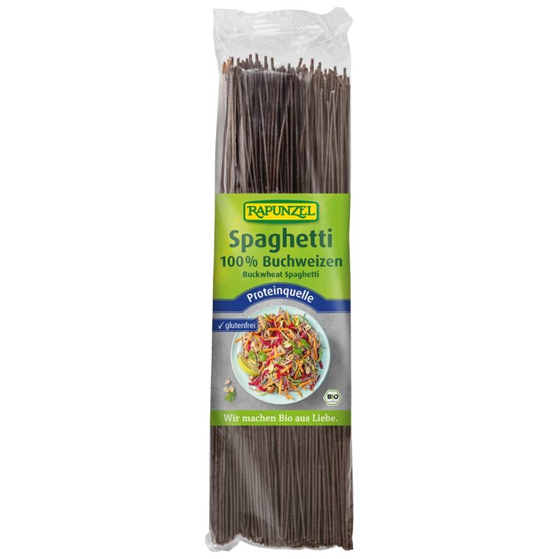 Rapunzel Buchweizen-Spaghetti, Getreidespezialität aus Vollkorn-Buchweizenmehl - Produktbild