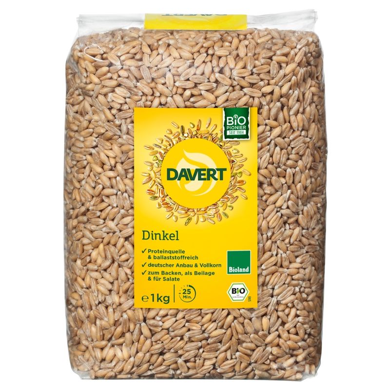 Davert Dinkel Bioland, 1kg - Produktbild