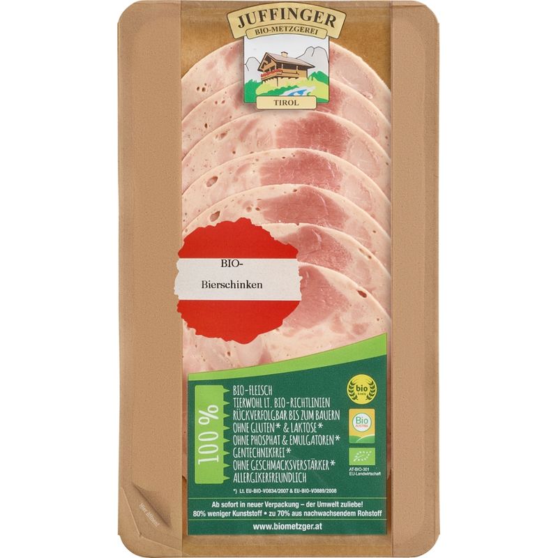 Juffinger Bio-Metzgerei BIO-Bierschinken (Krakauer) - Produktbild