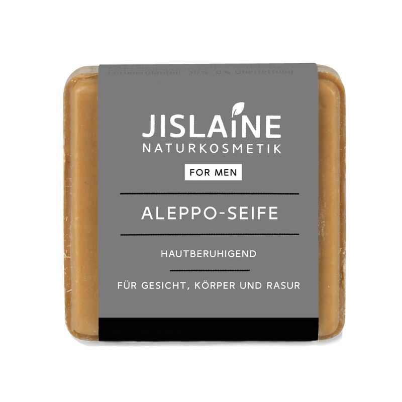Jislaine Naturkosmetik Aleppo-Seife For Men, 100g - Produktbild