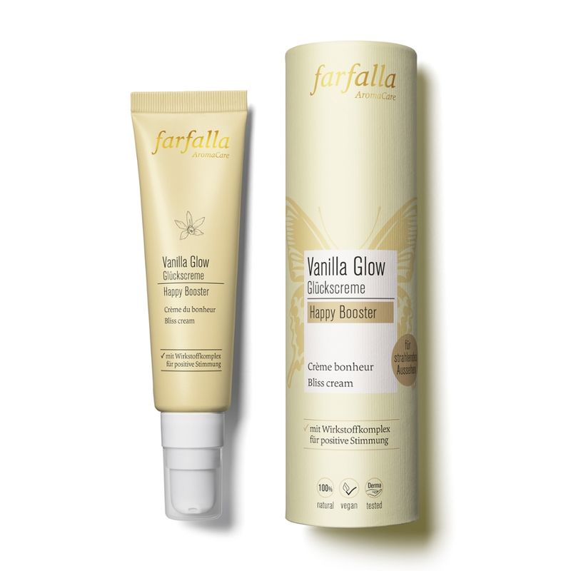 farfalla Vanilla Glow Glückscreme, Happy Booster, 30ml - Produktbild