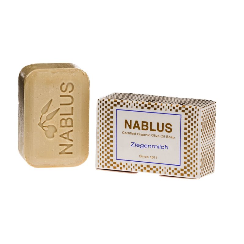 Nablus Soap Olivenölseifen Nablus Soap Natürliche Olivenseife Ziegenmilch - Produktbild