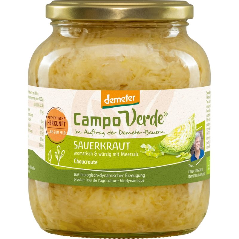 Campo Verde CV demeter Sauerkraut 680g - Produktbild