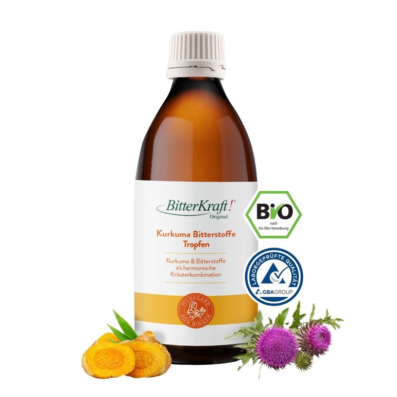 Bitterkraft BitterKraft! Original Kurkuma Bitterstoffe Tropfen, BIO - Produktbild