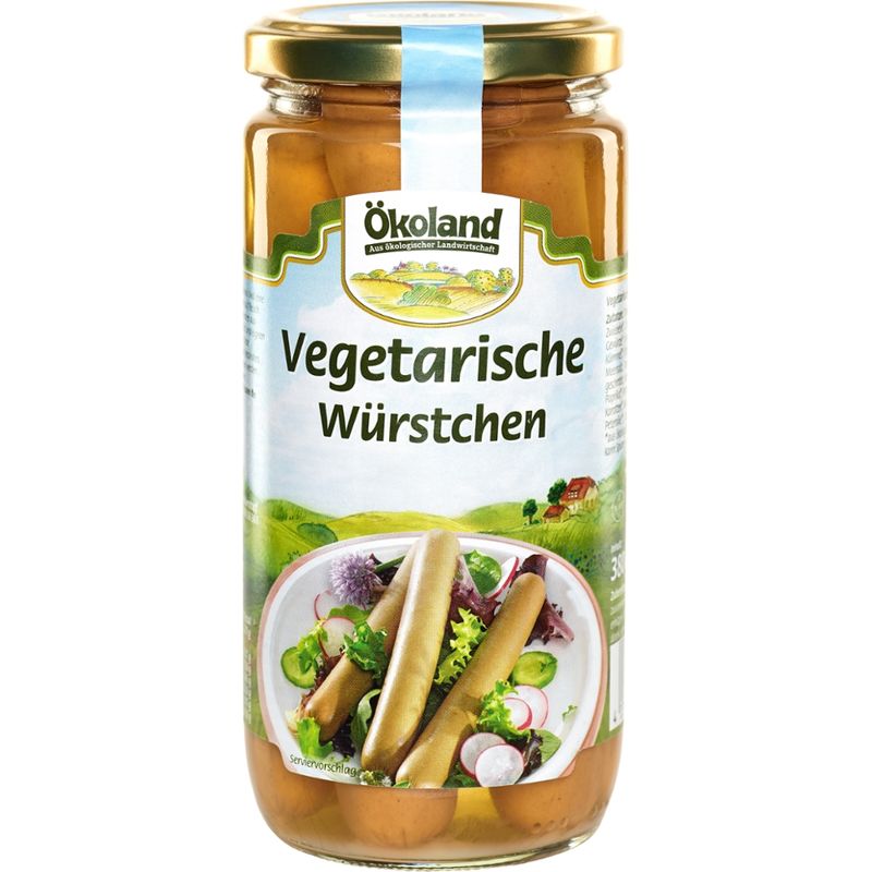 ÖKOLAND Saucisses végétariennes / Vegetarische worstjes - Produktbild