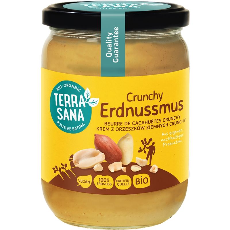 TerraSana Erdnussmus Crunchy - Produktbild