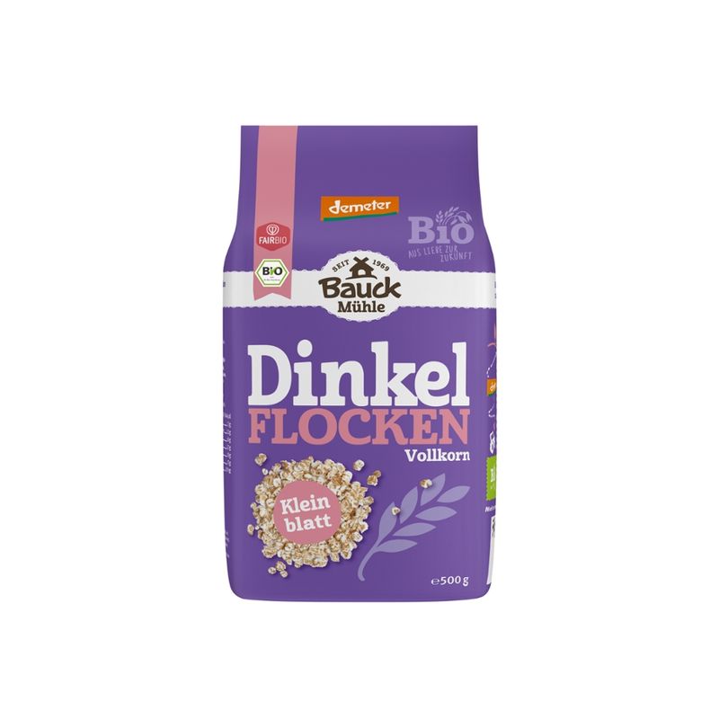 Bauck Mühle Dinkelflocken Kleinblatt Demeter - Produktbild