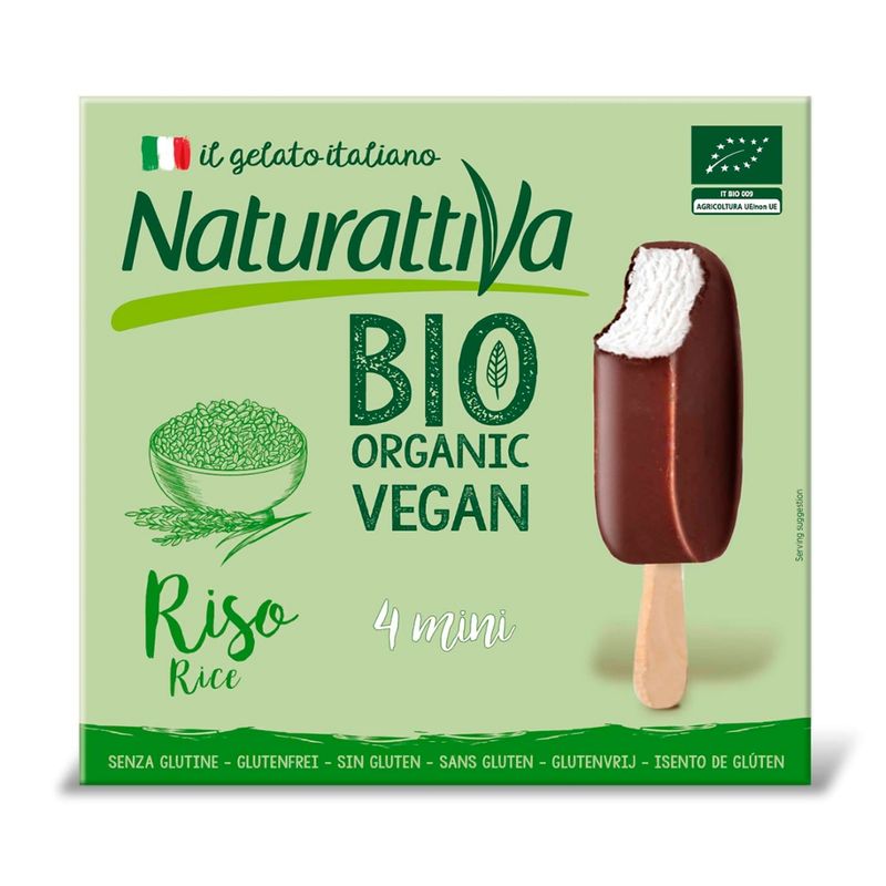 Naturattiva Naturattiva Bio-Ministicks auf Reisbasis, 4 Stück à 50g - Produktbild