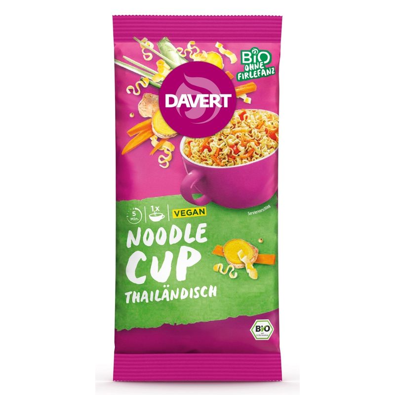 Davert Noodle-Cup Thailändisch 60g - Produktbild