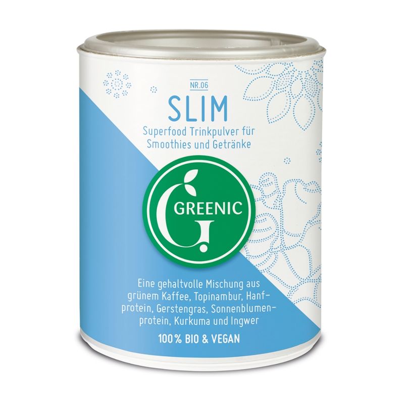Greenic Slim Superfood Trinkpulver Mischung - Produktbild