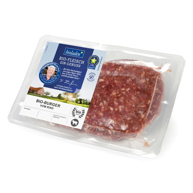 bioladen Burger vom Rind, tiefgekühlt - Produktbild