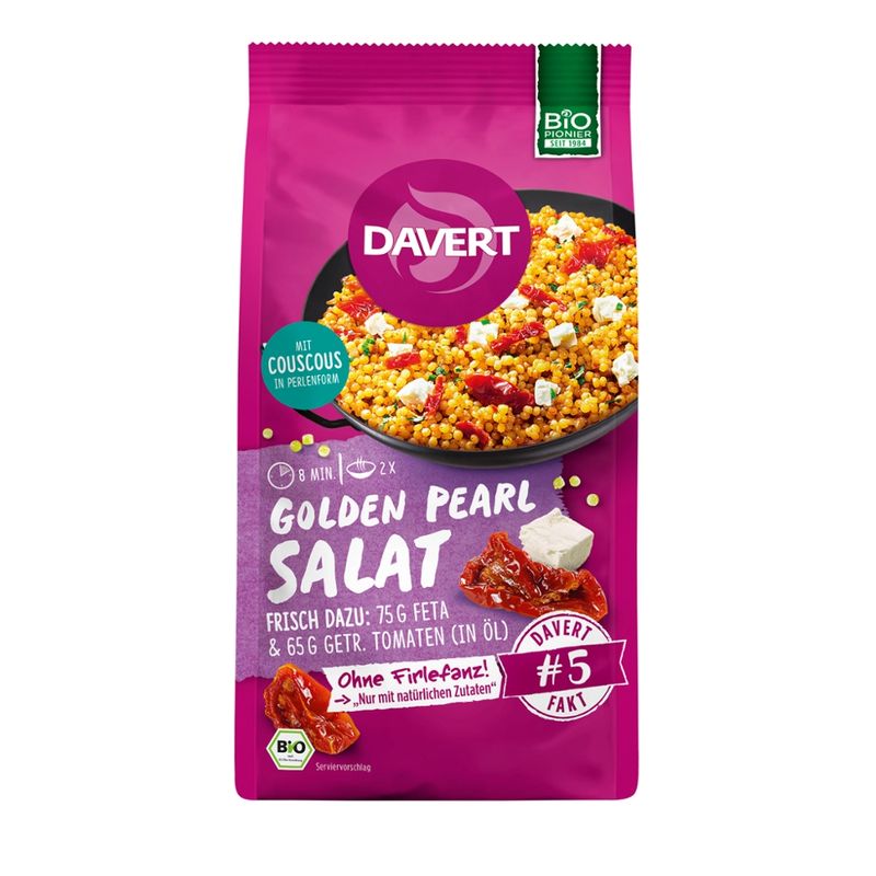 Davert Golden Pearl Salat 170g - Produktbild