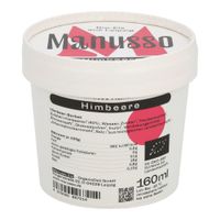 Manusso Bio-Sorbet Himbeere 160 ml				 - Produktbild
