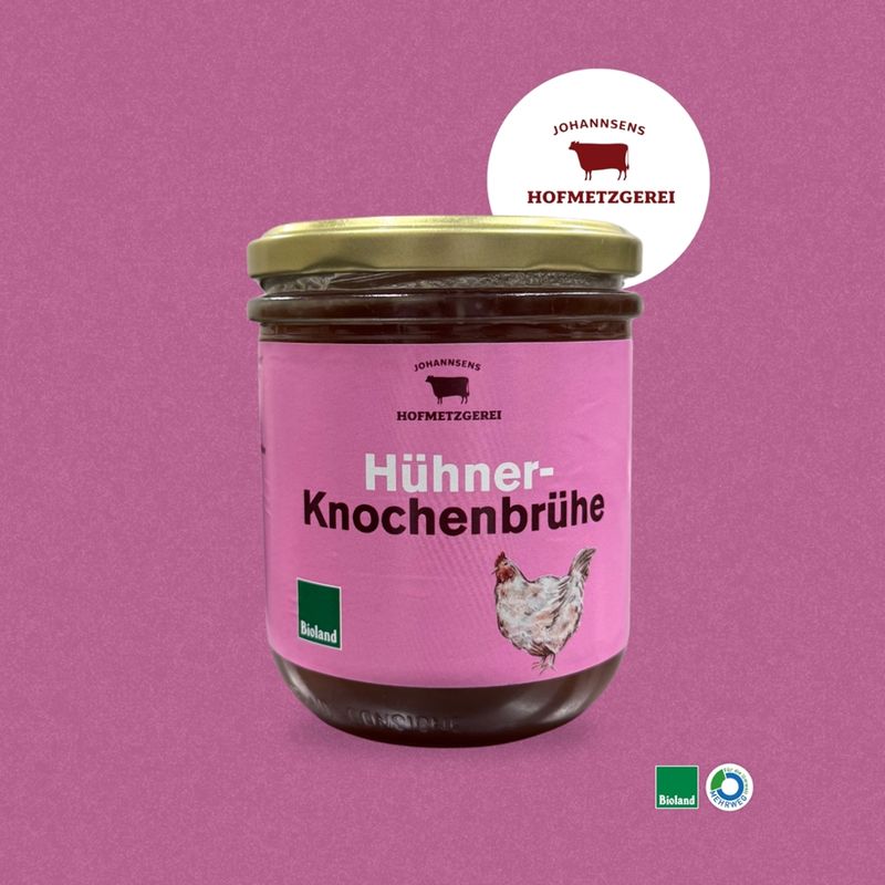 ALLERLIEBE ALLERLIEBE BIOLAND-Hühnerknochenbrühe 380g - Produktbild