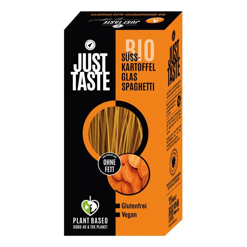 Just Taste Just Taste Bio Süsskartoffel Glas Spaghetti - Produktbild