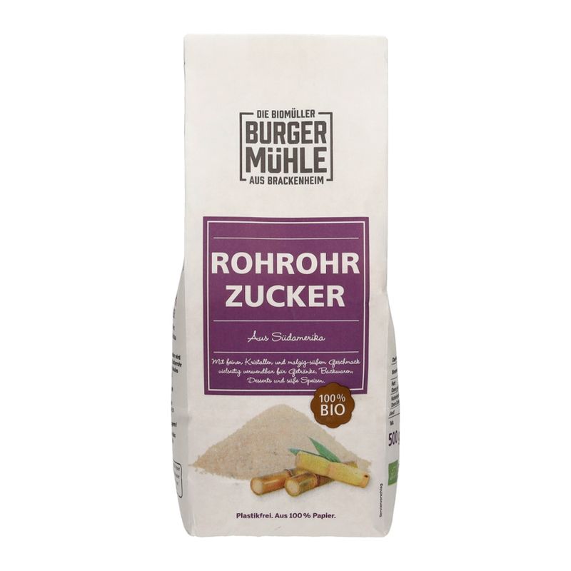 Burgermühle Roh-Rohrzucker - Produktbild