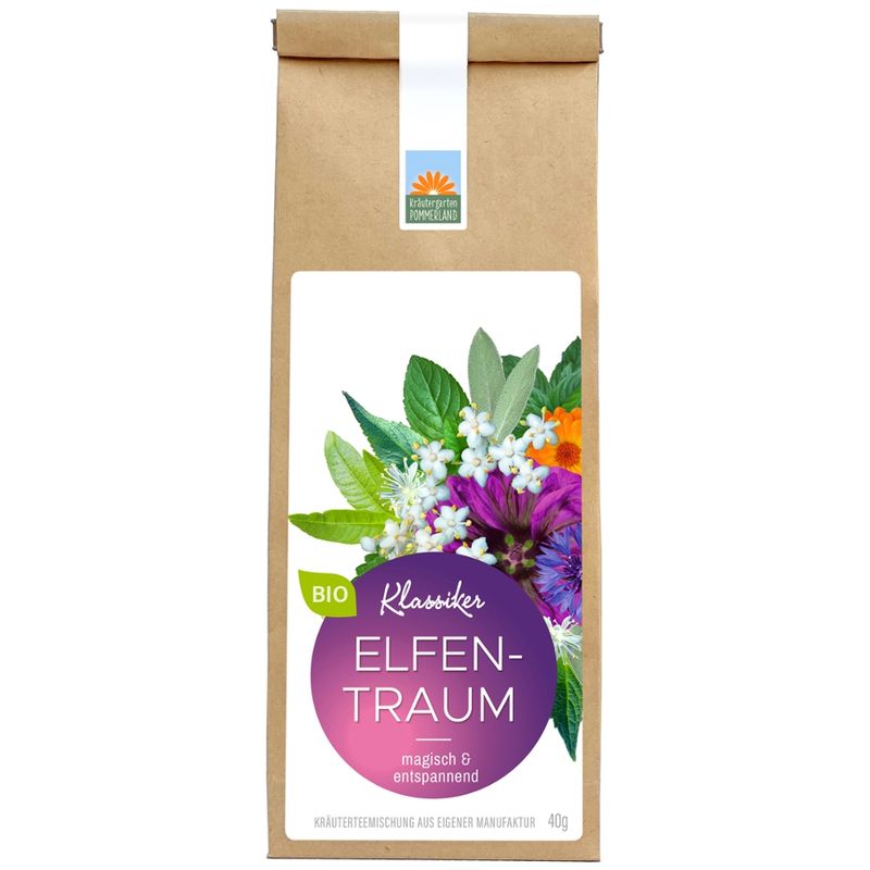 Kräutergarten Pommerland Elfentraum - Bio Tagestee in der Papiertüte - Produktbild