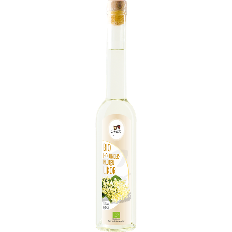 Spitz BIO Holunderblüten Likör 0.35 l, 18 vol% - Produktbild
