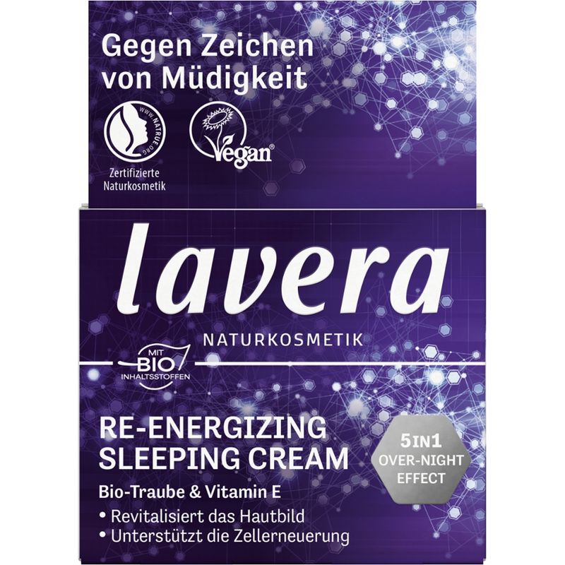 lavera Re-Energizing Sleeping Cream - Produktbild