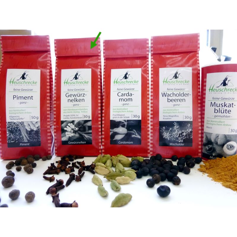 Heuschrecke Nelken, ganz, kbA - Produktbild