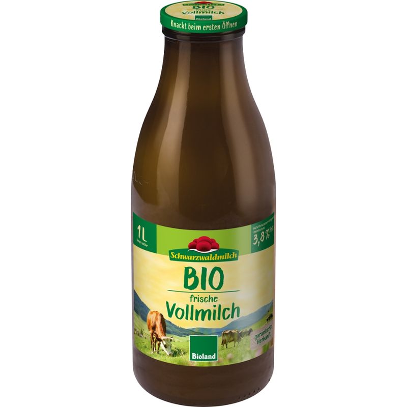 Schwarzwaldmilch BIO SWM BIO Frischmilch 3,8% 6x1L FL - Produktbild
