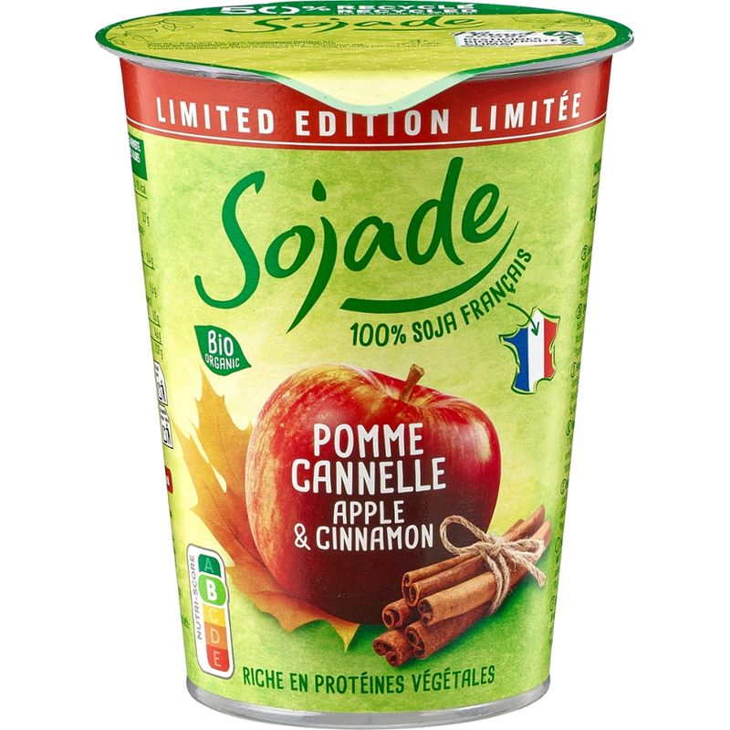 Sojade Fermentierte Bio-Sojazubereitung mit Apfel und Zimt - Produktbild