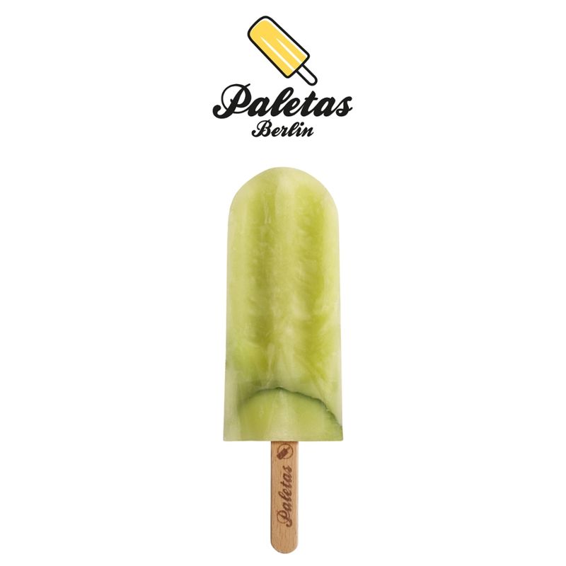 Paletas Berlin  Paletas Premium Bio Stieleis Gurke Zitrone - Produktbild