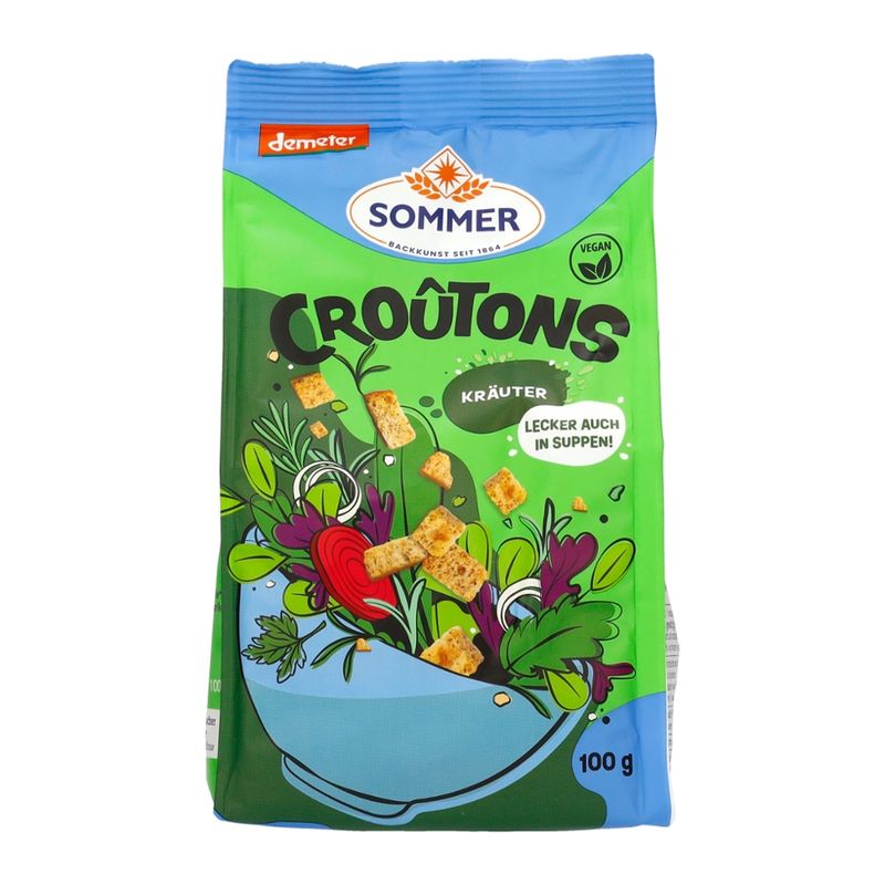 Sommer Croutons Kräuter Geröstete Brotwürfel - Produktbild
