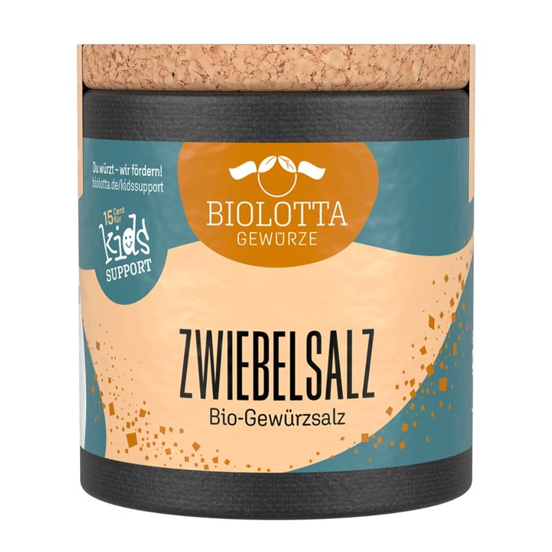 Biolotta Biolotta Korkdose Zwiebelsalz Bio-Gewürzsalz - Produktbild