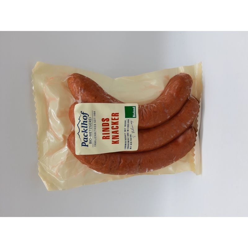 Packlhof Rindsknacker "Frankfurter Art" 300g VAC/SB/PAS - Produktbild