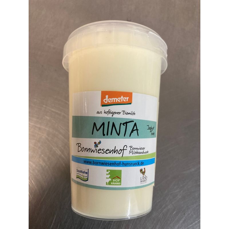 Bornwieser Milchhandwerk Trinkjogurt aus hofeigener Milch mit Pfefferminzgeschmack - Produktbild