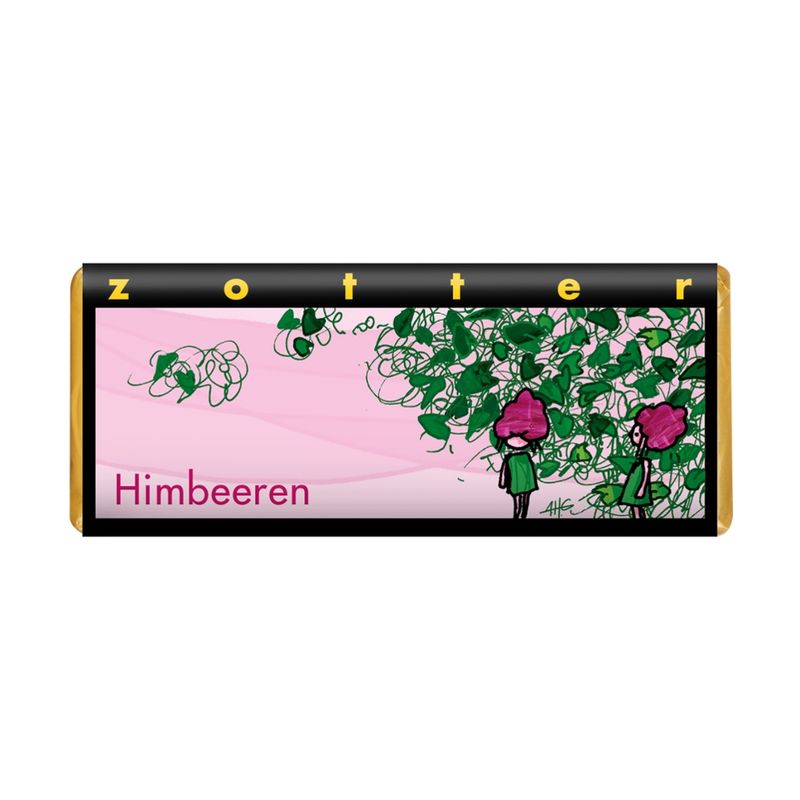Zotter Schokolade Himbeeren - Produktbild