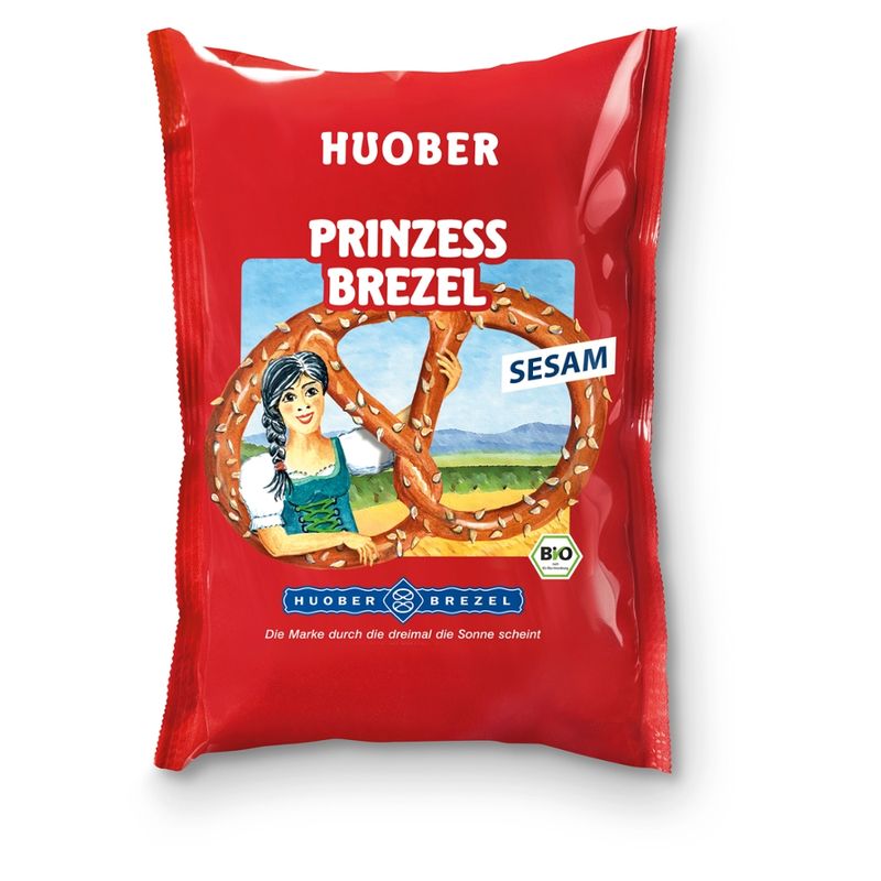 HUOBER BREZEL HUOBER Prinzess Brezel mit Sesam 125g - Produktbild