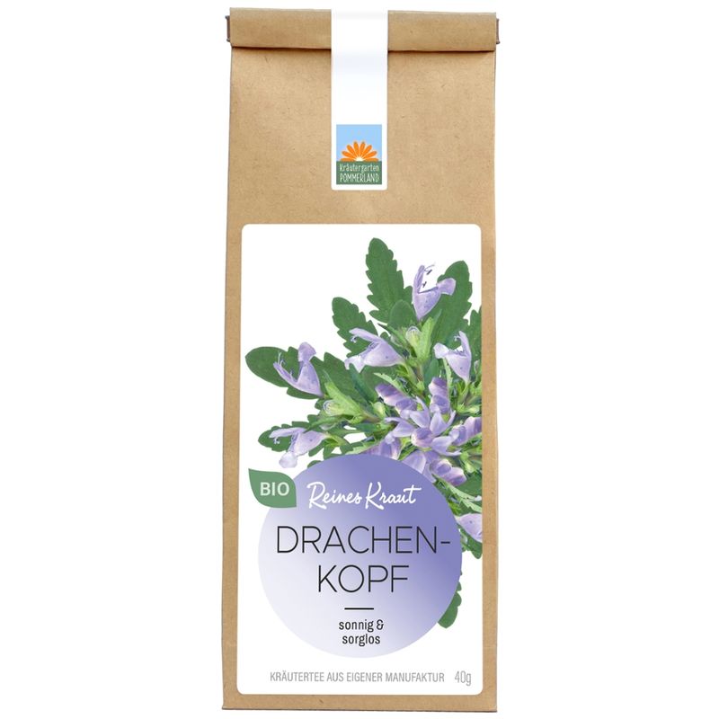 Kräutergarten Pommerland Bio Drachenkopf in der Papiertüte - Dracocephalum moldavica - Produktbild