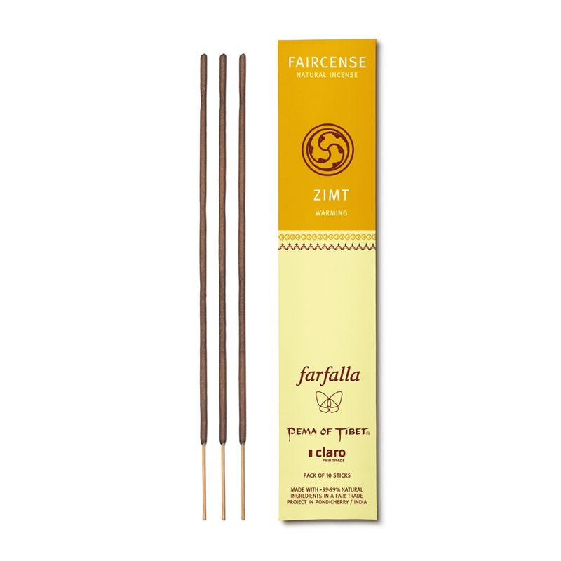 farfalla Zimt / Warming, Faircense Räucherstäbchen - Produktbild