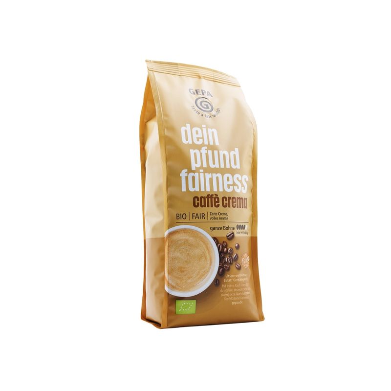 GEPA - The Fair Trade Company Bio dein pfund fairness caffè crema - Produktbild