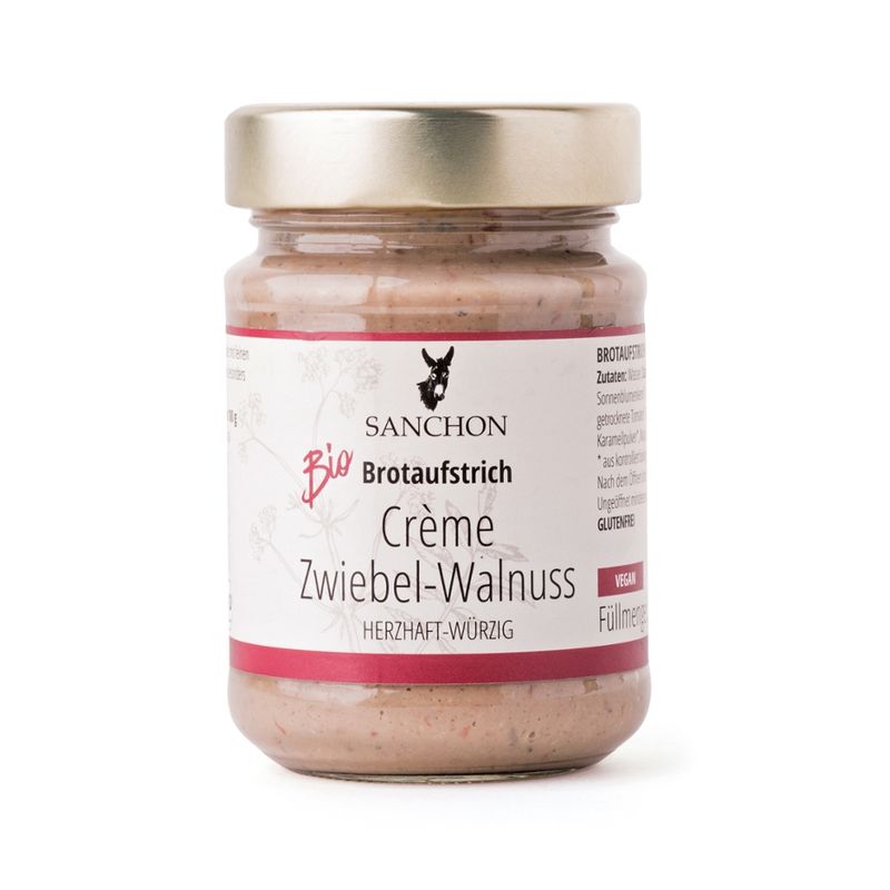 Sanchon BA Brotaufstrich Crème Zwiebel-Walnuss, 190 g, SANCHON, bio - Produktbild
