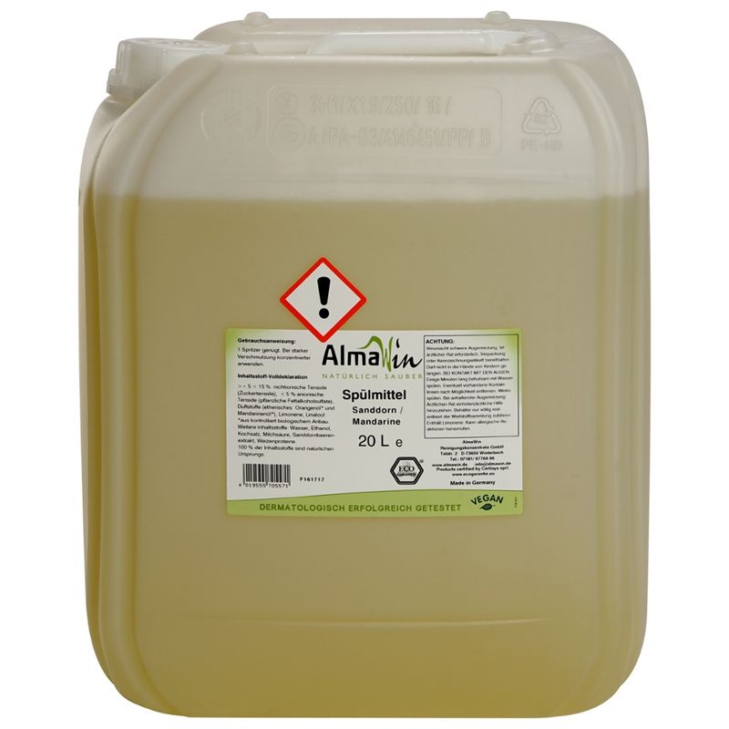 AlmaWin Spülmittel Sanddorn & Mandarine - Produktbild