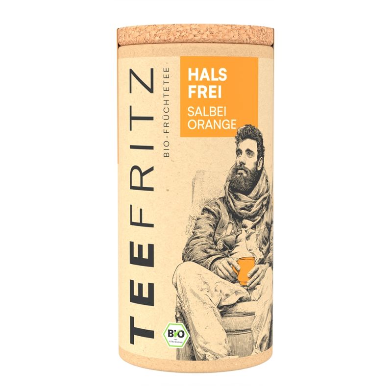 Biolotta TeeFritz Halsfrei - Bio Früchtetee mit Salbei-Orange - Produktbild