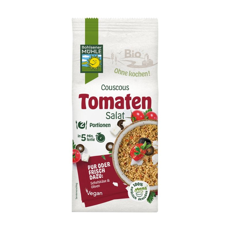 Bohlsener Mühle Bio Couscous  Tomaten Salat - Produktbild