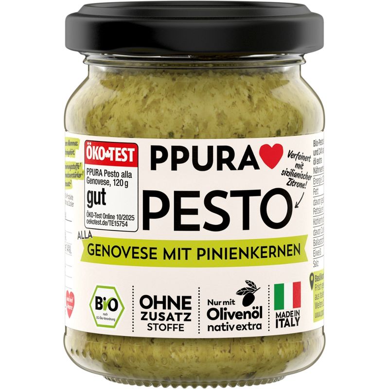 PPURA BIO Pesto Genovese mit Pinienkernen - Produktbild