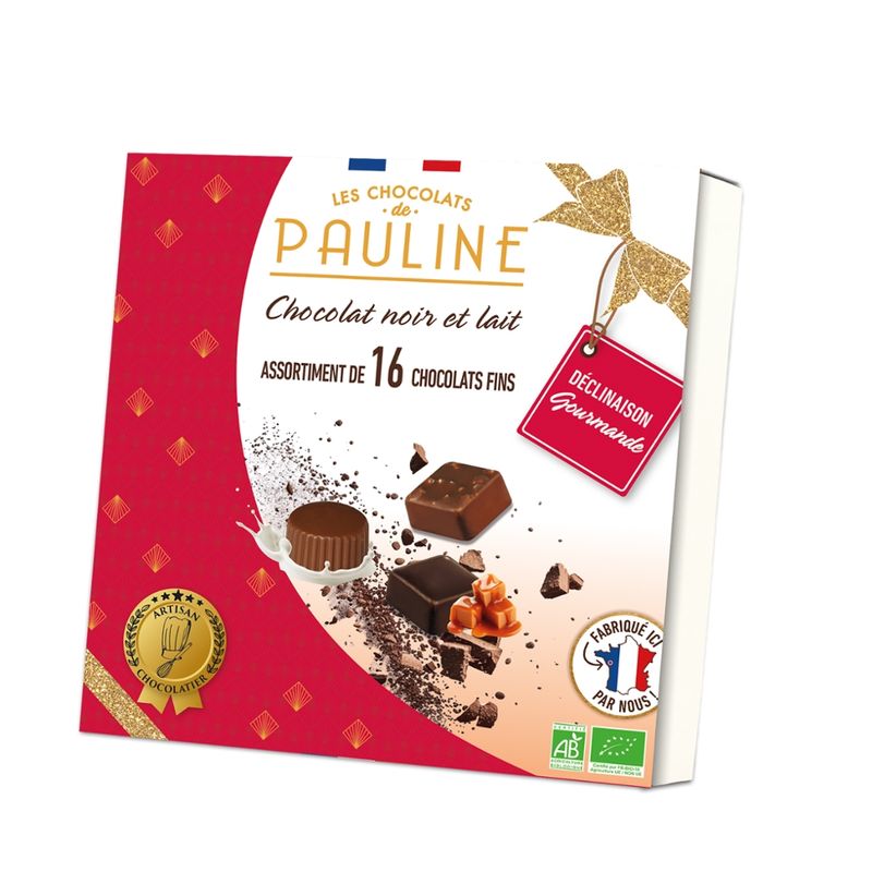LES CHOCOLATS DE PAULINE "GOURMET ASSORTMENT" GIFT BOX - Produktbild