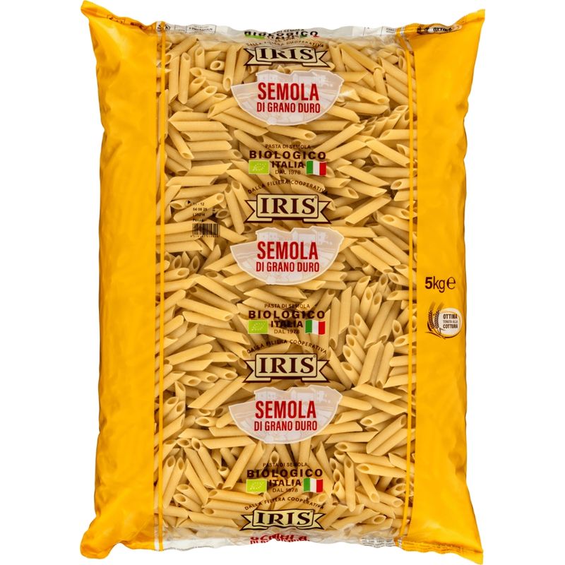 IRIS  Penne aus Hartweizen-Nudeln hell 5 kg. - Produktbild